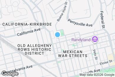 Map image of the property - 1613 Buena Vista St