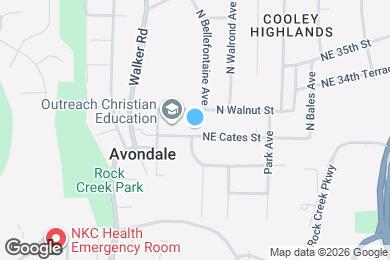 Map image of the property - 2922 NE Cates St