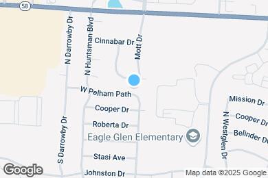 Map image of the property - 1606 W Pelham Path