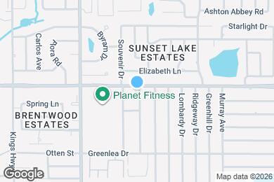 Map image of the property - 1868 East Dr