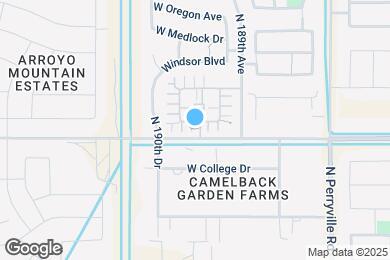 Map image of the property - 18951 W Pasadena Ave