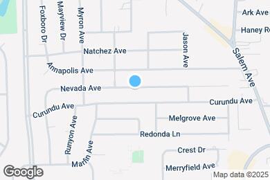Map image of the property - 4318 Nevada Ave