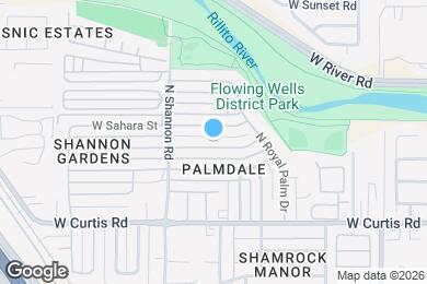 Map image of the property - 2810 W Carnauba St