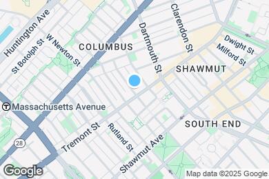 Map image of the property - 153 W Brookline St