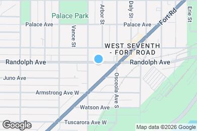 Map image of the property - 708 Randolph Ave