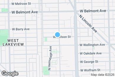 Map image of the property - 1703 W Nelson St