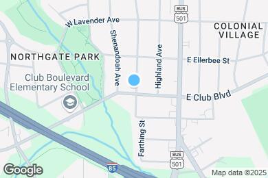 Map image of the property - 100 W Club Blvd