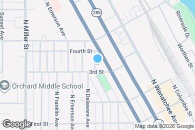 Map image of the property - 305 1/2 Pennsylvania Ave