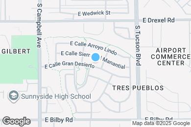 Map image of the property - 2247 E Calle Gran Desierto