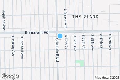 Map image of the property - 1217 S Austin Blvd