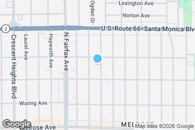 Map image of the property - 935 N Genesee Ave