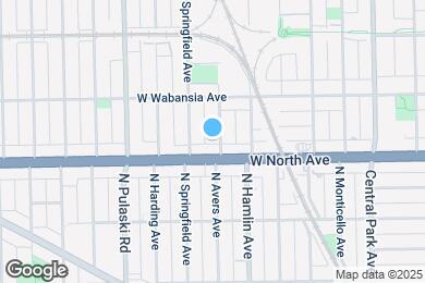 Map image of the property - 1612 N Avers Ave