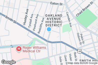 Map image of the property - 104 Oakland Ave