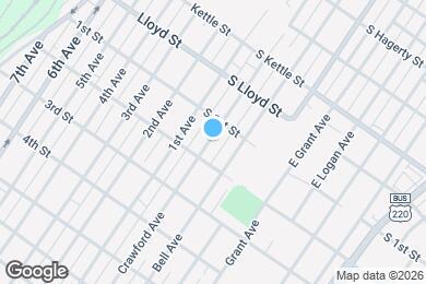 Map image of the property - 115 Crawford Ave