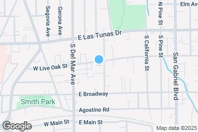 Map image of the property - 220 E Live Oak St