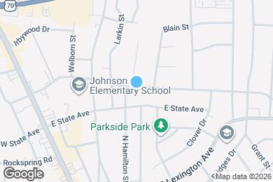 Map image of the property - 410 E Dayton Ave