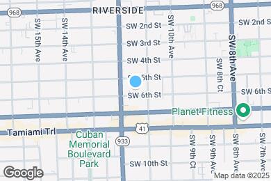 Map image of the property - 1135 SW 6th St