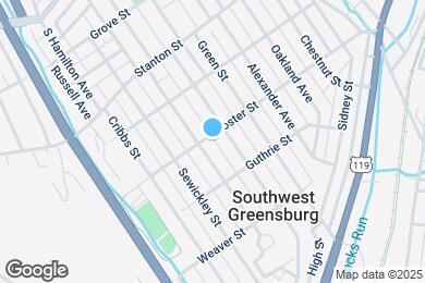 Map image of the property - 526 Foster St