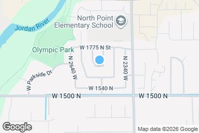 Map image of the property - 4111 W 1650 N