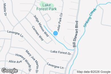 Map image of the property - 482 Cy Young Cove