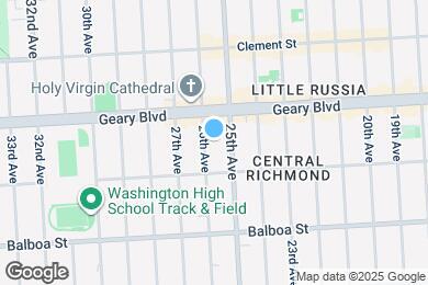 Map image of the property - 548 26th Ave