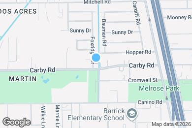 Map image of the property - 12306 Foxridge Dr