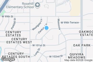 Map image of the property - 12404 W 100th St