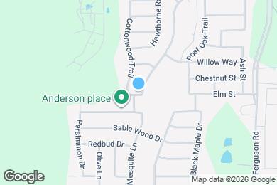 Map image of the property - 1432 Oak Hollow Ln