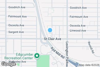 Map image of the property - 1161 St Clair Ave
