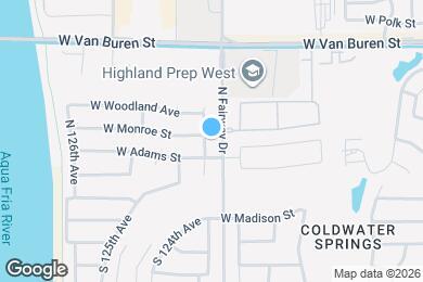 Map image of the property - 43 N 123rd Dr