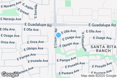 Map image of the property - 2854 S Abbey
