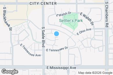 Map image of the property - 942 S Dearborn Way