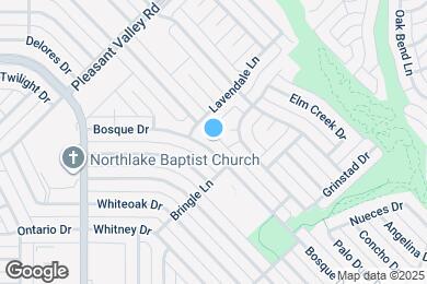Map image of the property - 1533 Bosque Dr