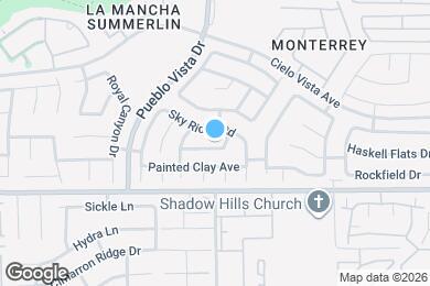 Map image of the property - 8008 Nestled Vista Ave