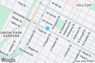 Map image of the property - 1716 Lancaster Ave