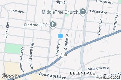 Map image of the property - 2234 Yale Ave