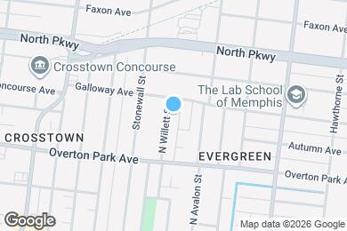 Map image of the property - 460 N Willett St