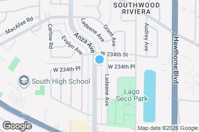 Map image of the property - 23424 Anza Ave