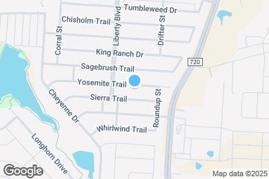 Map image of the property - 8828 Yosemite Trail