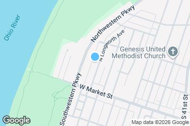 Map image of the property - 100 N Longworth Ave