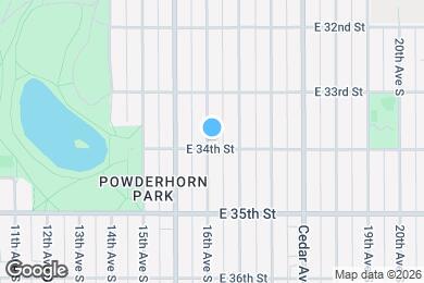 Map image of the property - 3343 16th Ave S