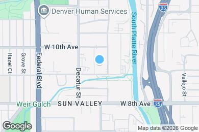 Map image of the property - The Row at Riverbend
