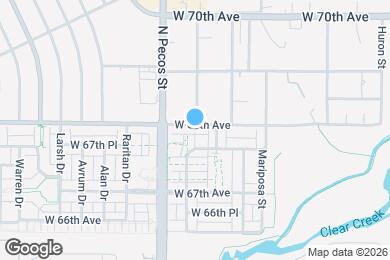 Map image of the property - 1465 W 68th Ave