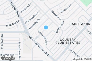 Map image of the property - 3730 Tam O Shanter Dr