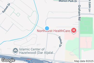 Map image of the property - 7431 Hazelcrest Dr