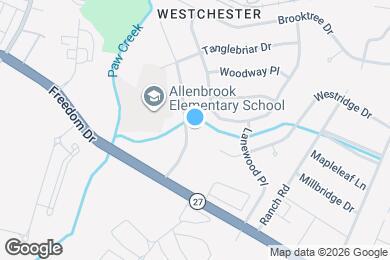 Map image of the property - 1513 Allenbrook Dr