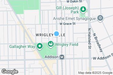 Map image of the property - 3724 N Sheffield Ave