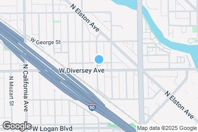 Map image of the property - 2508 W Diversey Ave