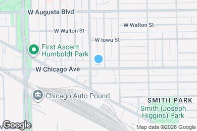 Map image of the property - 2742 W Chicago Ave