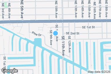 Map image of the property - 241 SE 10th Ave